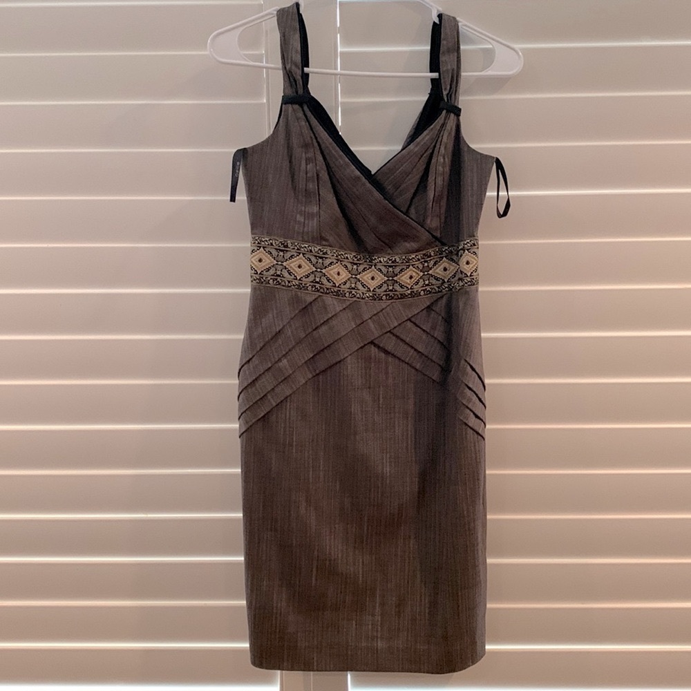 Bebe dress tan size 6